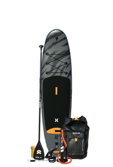 Hurley Advantage Black Tiger 10’ Inflatable Paddle Board Package