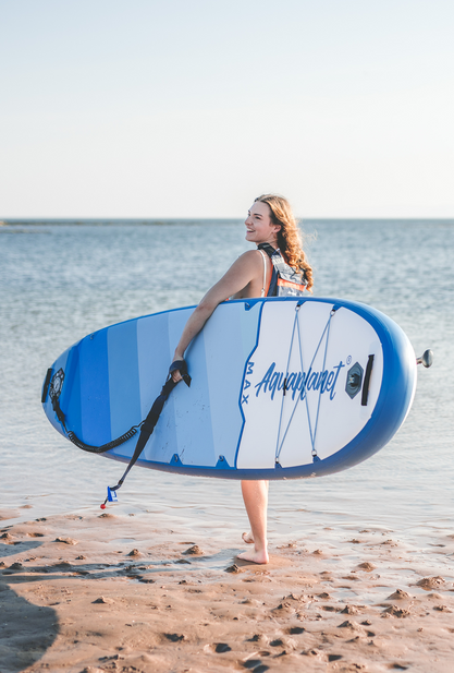 Aquaplanet MAX 10’6″ Inflatable Paddle Board Package - Glacier