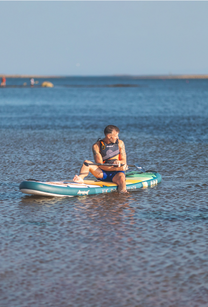 Aquaplanet Max Plus 11'8" Inflatable Paddle Board Package - Beach