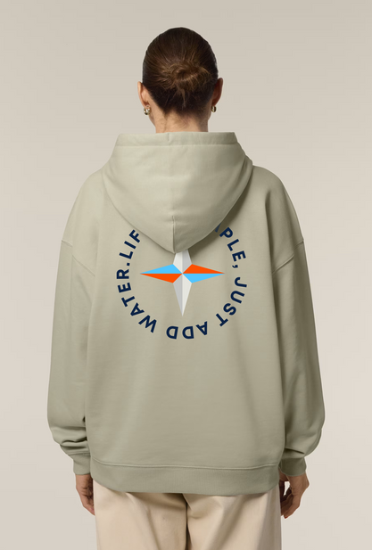Aquaplanet Organic Cotton Compass Oversize Hoodie