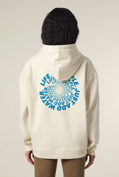 Aquaplanet Organic Cotton Just Add Water Oversize Hoodie  - Spiral Edition