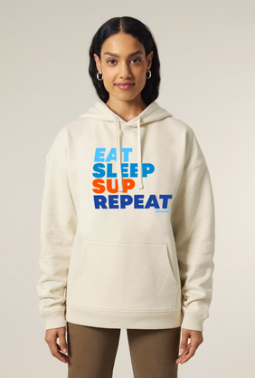 Aquaplanet Organic Cotton Eat, Sleep SUP Repeat Oversize Hoodie