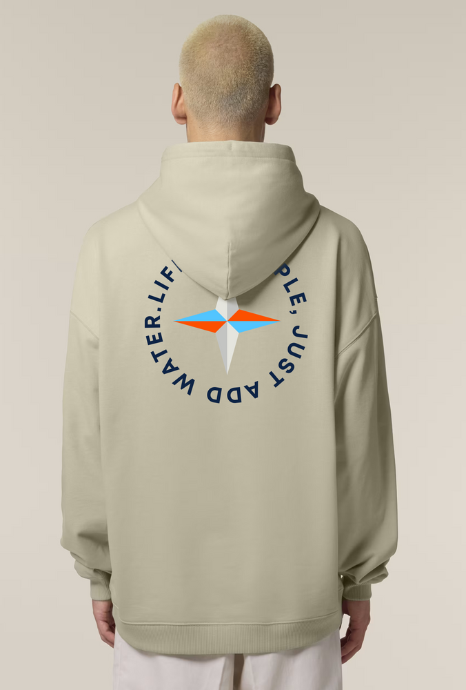 Aquaplanet Organic Cotton Compass Oversize Hoodie