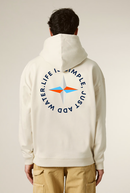 Aquaplanet Organic Cotton Compass Oversize Hoodie