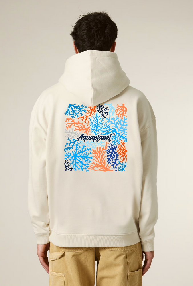 Aquaplanet Organic Cotton Coral Oversize Hoodie