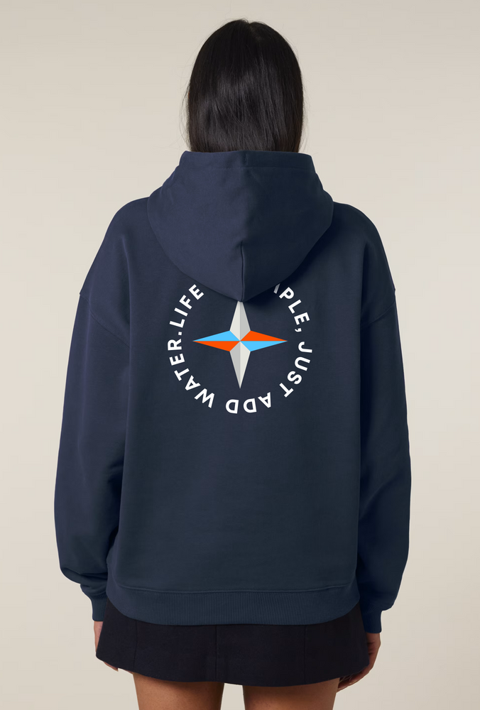 Aquaplanet Organic Cotton Compass Oversize Hoodie