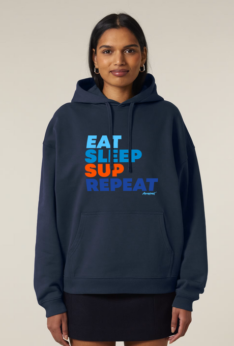 Aquaplanet Organic Cotton Eat, Sleep SUP Repeat Oversize Hoodie
