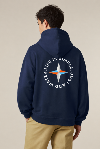 Aquaplanet Organic Cotton Compass Oversize Hoodie