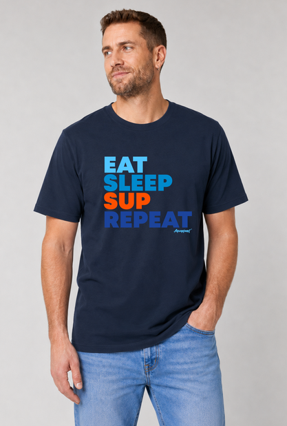 Aquaplanet Organic Cotton Eat, Sleep SUP Repeat T-Shirt