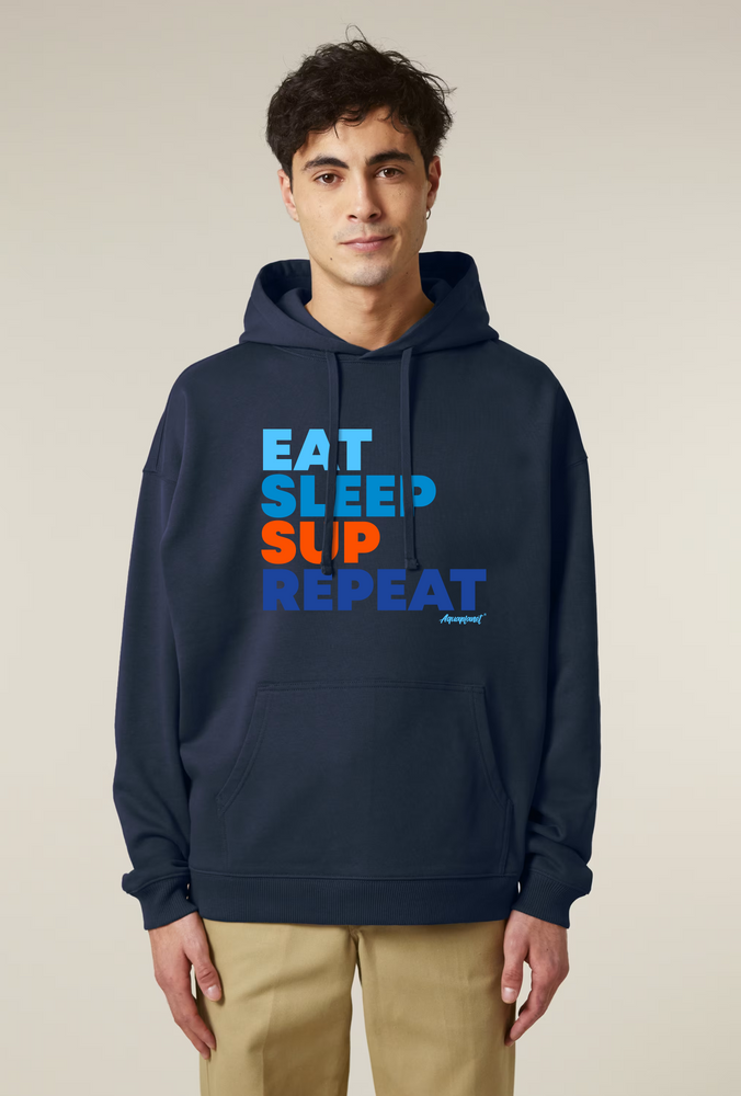 Aquaplanet Organic Cotton Eat, Sleep SUP Repeat Oversize Hoodie
