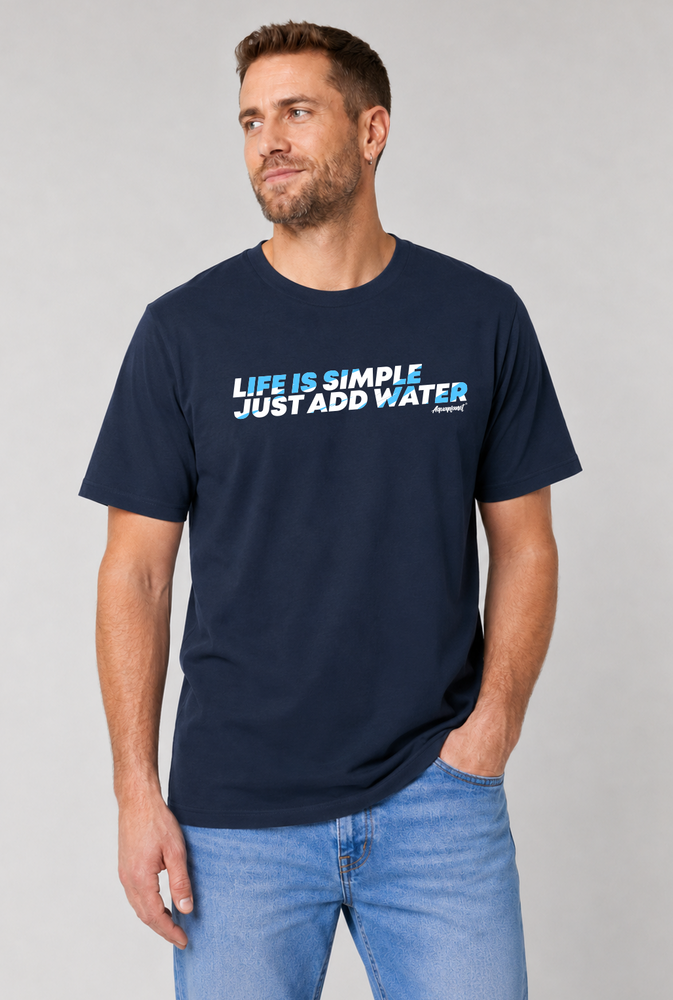 Aquaplanet Organic Cotton Life Is Simple T-Shirt