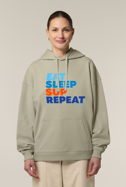 Aquaplanet Organic Cotton Eat, Sleep SUP Repeat Oversize Hoodie