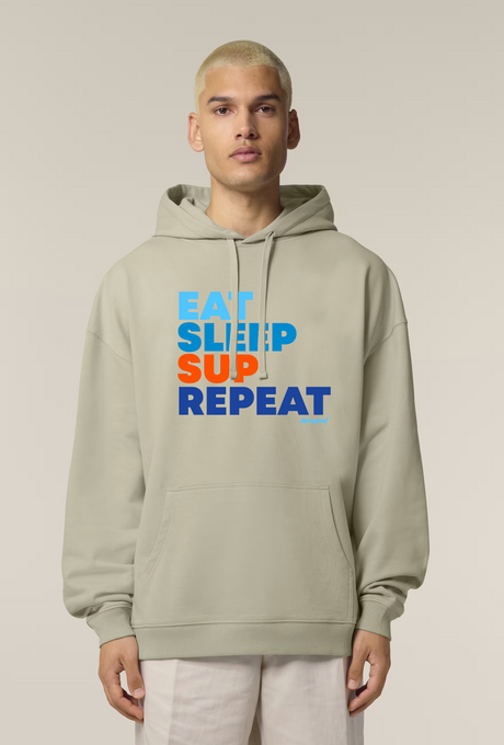 Aquaplanet Organic Cotton Eat, Sleep SUP Repeat Oversize Hoodie