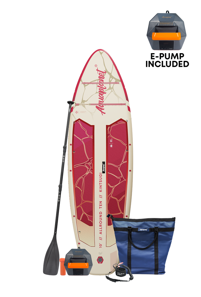 Aquaplanet ALLROUND TEN 10' Inflatable Paddle Board Package - Kintsugi