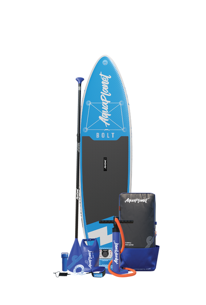 Aquaplanet BOLT 9'4" Inflatable Paddle Board Package - Blue