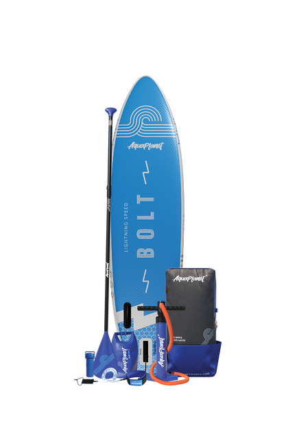 Aquaplanet BOLT 9'4" Inflatable Paddle Board Package - Blue