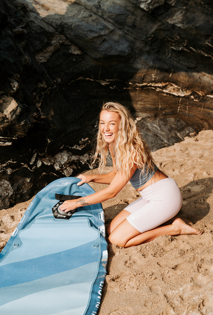 Aquaplanet MAX 10’6″ Inflatable Paddle Board Package - Glacier