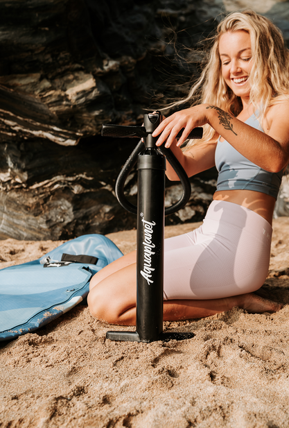 Aquaplanet MAX 10’6″ Inflatable Paddle Board Package - Glacier