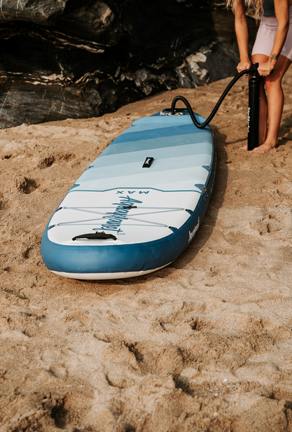 Aquaplanet MAX 10’6″ Inflatable Paddle Board Package - Glacier