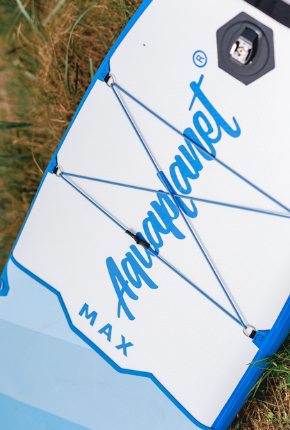 Aquaplanet MAX 10’6″ Inflatable Paddle Board Package - Glacier