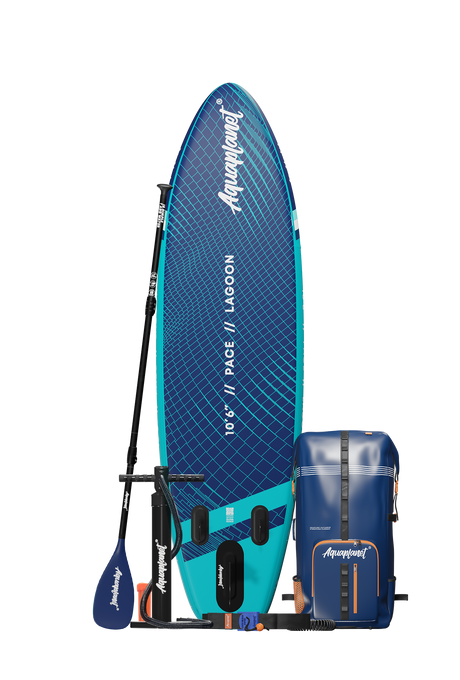 Aquaplanet PACE 10'6 Inflatable Paddle Board Package - Lagoon