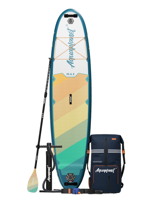 Aquaplanet Max Plus 11'8" Inflatable SUP Package - Beach