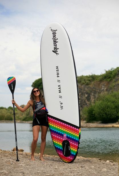 Aquaplanet MAX 10’6″ Inflatable Paddle Board Package - Prism