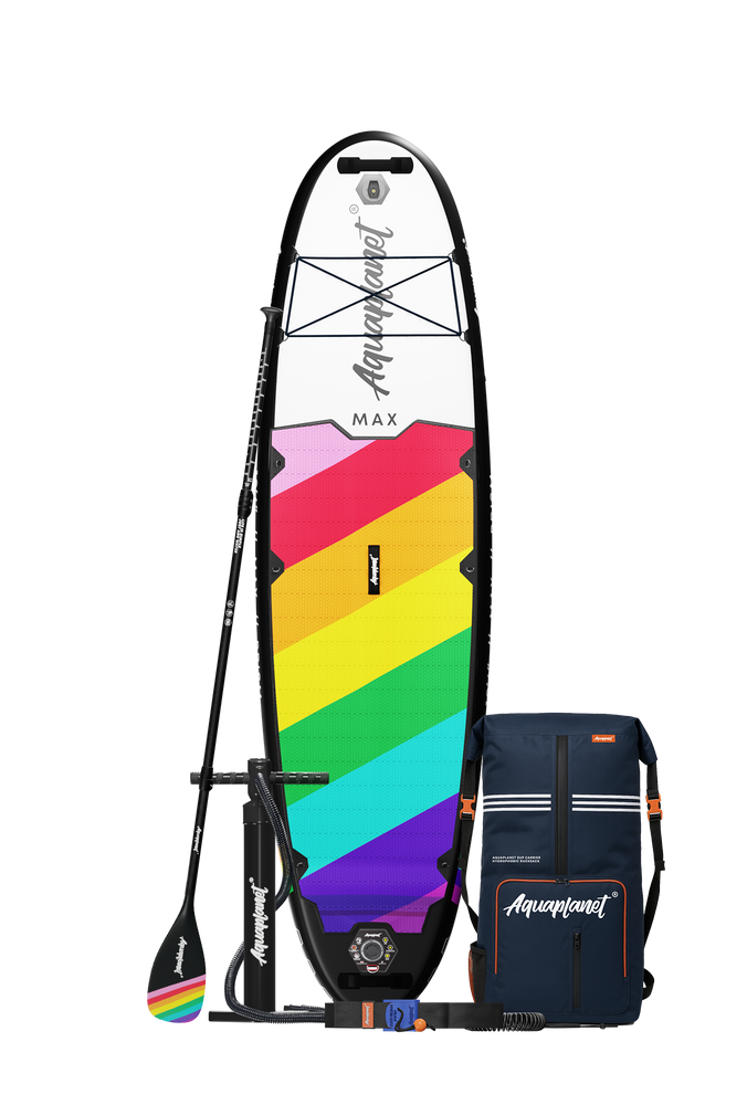 Aquaplanet MAX 10’6″ Inflatable Paddle Board Package - Prism