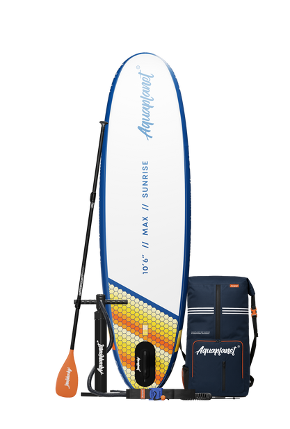 Aquaplanet MAX 10’6″ Inflatable Paddle Board Package - Sunrise