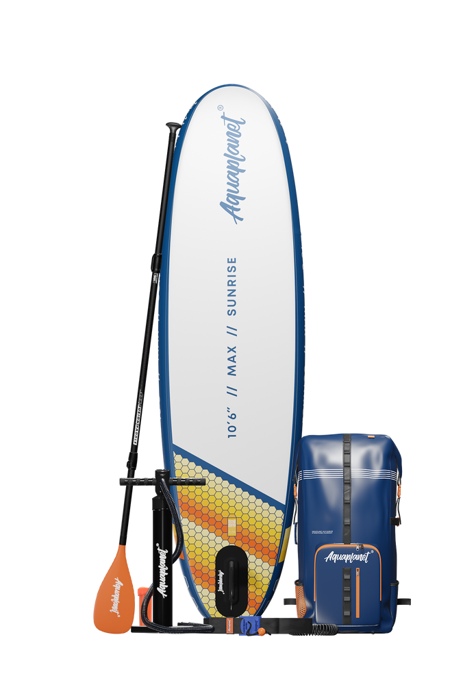 Aquaplanet MAX 10’6″ Inflatable Paddle Board Package - Sunrise