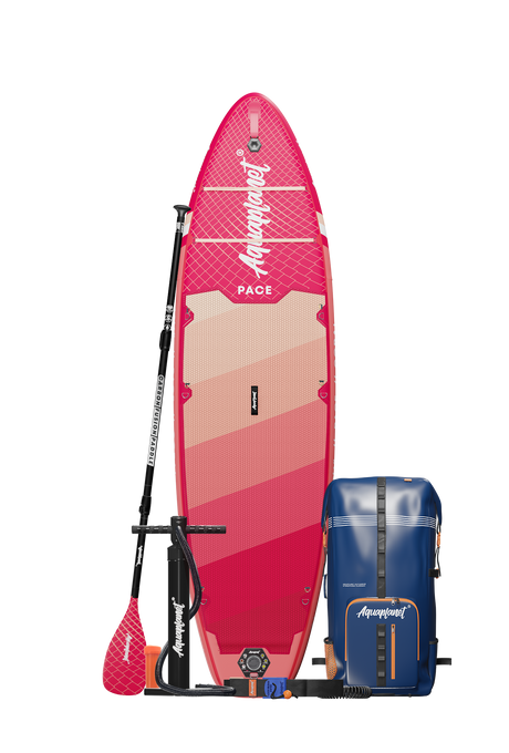 Aquaplanet PACE 10'6" Inflatable Paddle Board Package - Coral
