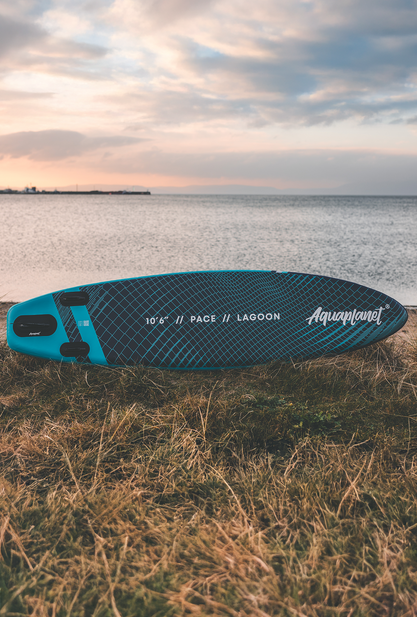 Aquaplanet PACE 10'6 Inflatable Paddle Board Package - Lagoon