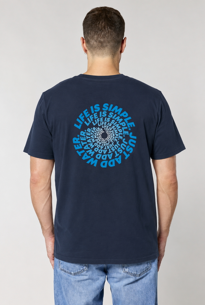 Aquaplanet Organic Cotton Just Add Water T-Shirt - Spiral Edition