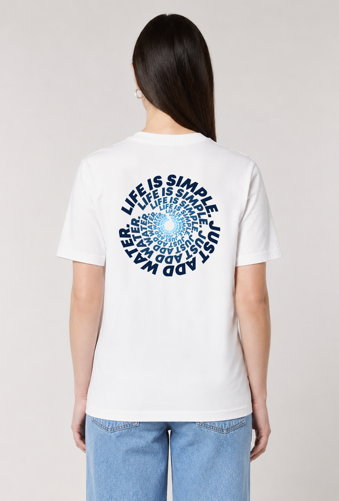 Aquaplanet Organic Cotton Just Add Water T-Shirt - Spiral Edition
