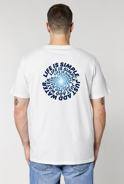 Aquaplanet Organic Cotton Just Add Water T-Shirt - Spiral Edition