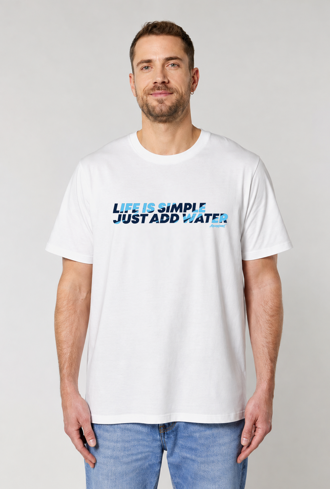 Aquaplanet Organic Cotton Life Is Simple T-Shirt