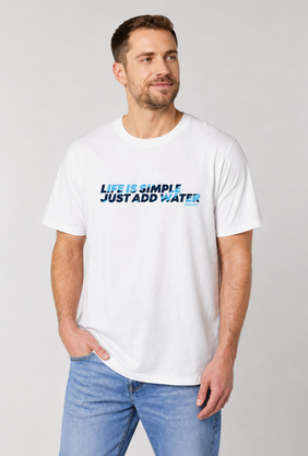 Aquaplanet Organic Cotton Life Is Simple T-Shirt