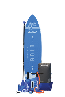 Aquaplanet BOLT 9'4" Inflatable Paddle Board Package - Blue