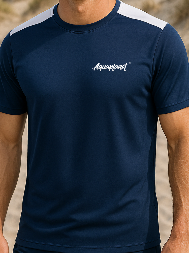 Aquaplanet Navy Performance T-Shirt (Unisex)