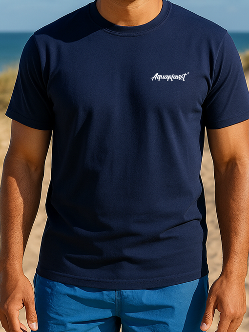 Aquaplanet Logo Premium Cotton T-Shirt - Men's