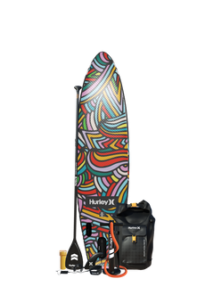Hurley Phantomtour Colorwave 10’6" Inflatable Paddle Board Package