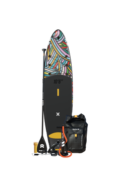 Hurley Phantomtour Colorwave 10’6" Inflatable Paddle Board Package