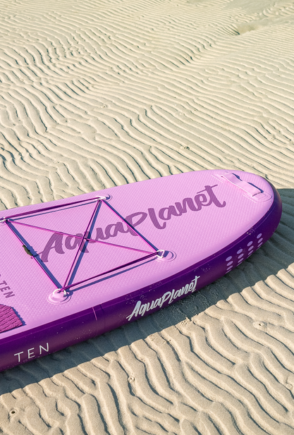 Aquaplanet ALLROUND TEN 10’ Inflatable Paddle Board Package - Purple