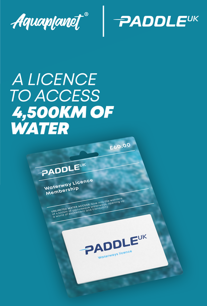 Paddle UK - Waterway Licence Membership (New Members Only)