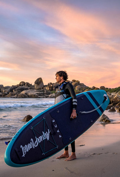 Aquaplanet PACE 10’6″ Inflatable Paddle Board Package - Teal/Midnight