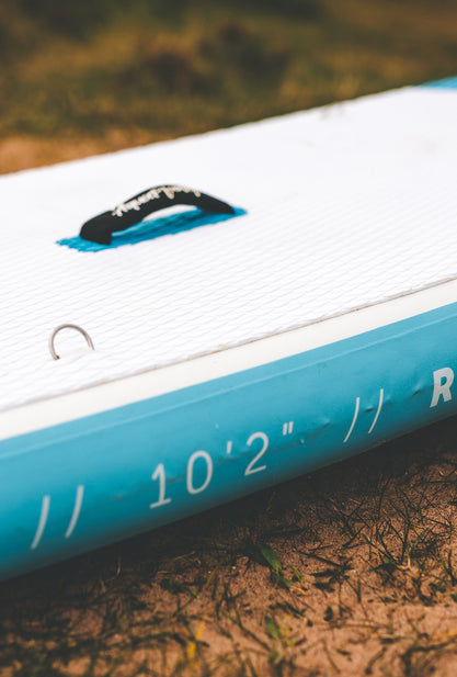 Aquaplanet ROCKIT 10’2" Inflatable Paddle Board/Kayak Package - Blue