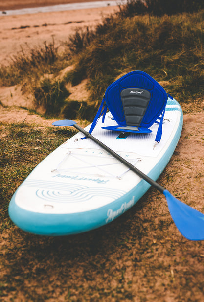 Aquaplanet ROCKIT 10’2" Inflatable Paddle Board/Kayak Package - Blue