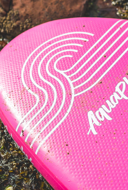 Aquaplanet ROCKIT 10’2" Inflatable Paddle Board/Kayak Package - Pink