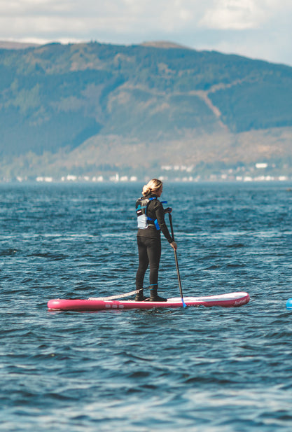 Aquaplanet ROCKIT 10’2" Inflatable Paddle Board/Kayak Package - Pink