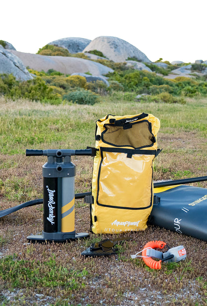 Aquaplanet STINGER Explorer 12'8" Inflatable Paddle Board Package